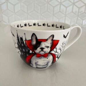 PORTOBELLO BY DESIGN Count Dogula French Bulldog Mug 16 oz Halloween Coffee Tea